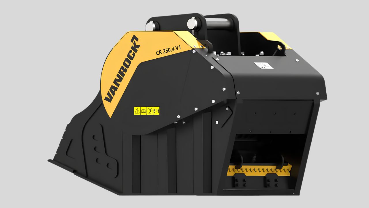 Vanrock CR 250.4 V1 hydraulic bucket crusher